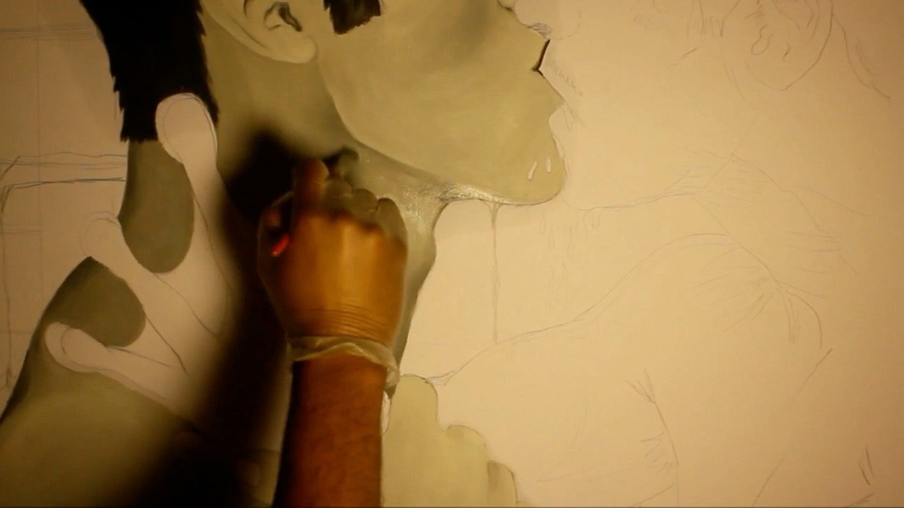 Original "The Taste Of Unroyal Poison" P.2 Canvas Print by Pasquale Giovanni