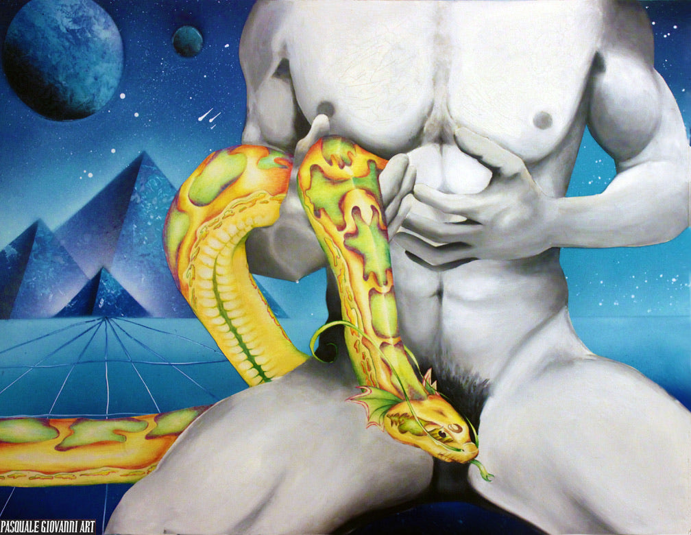 Original "Serpentarius" Painting by Pasquale Giovanni