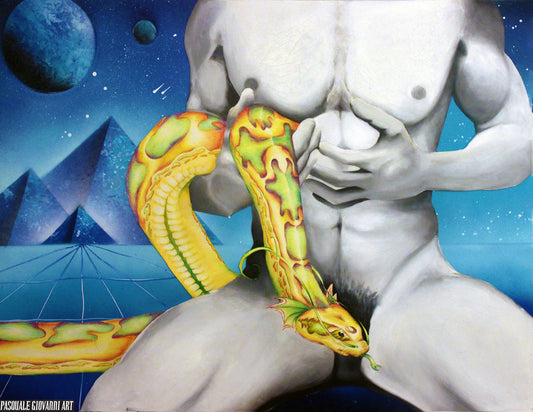Original "Serpentarius" Painting by Pasquale Giovanni