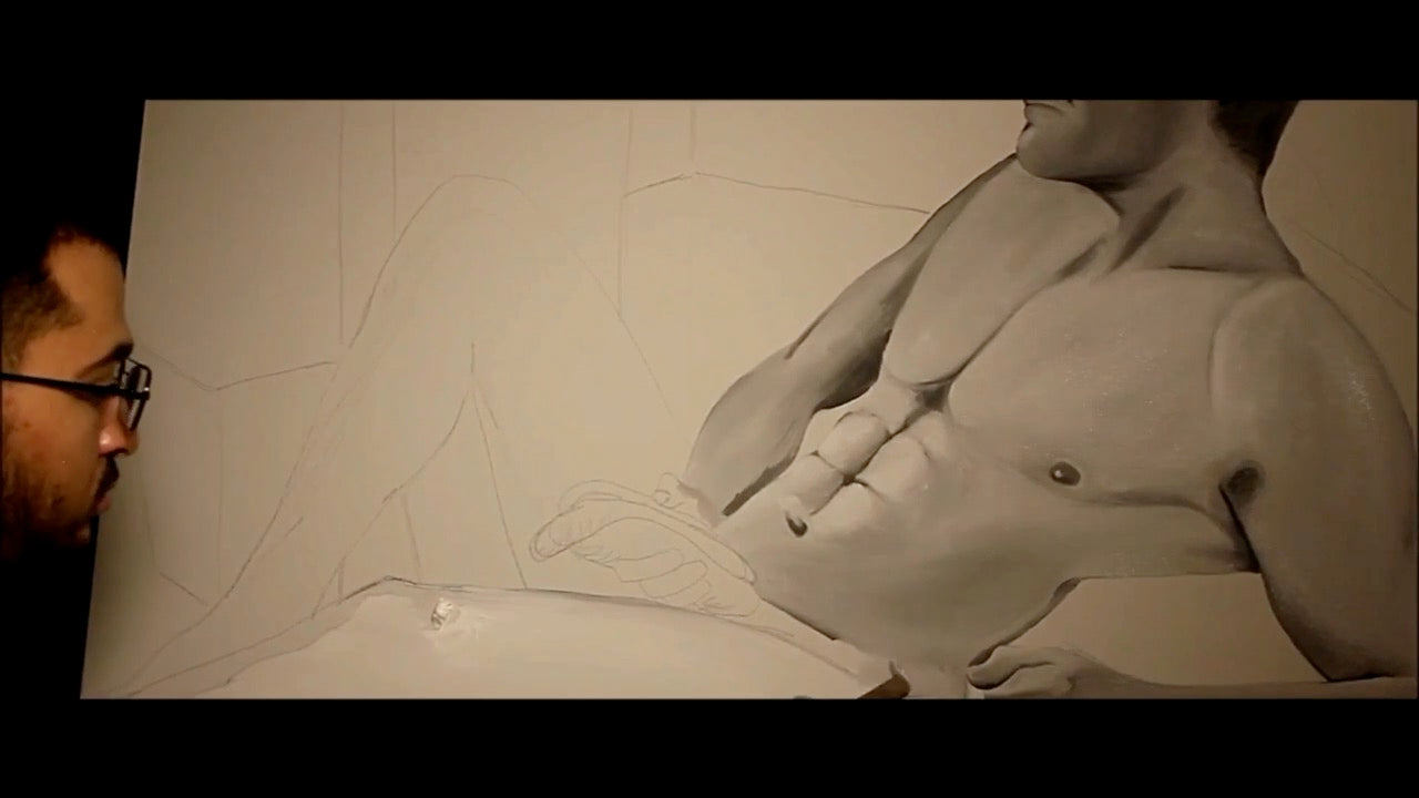 Original "One Hot Dawg" Painting by Pasquale Giovanni