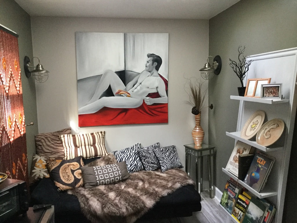 Original "One Hot Dawg" Painting by Pasquale Giovanni